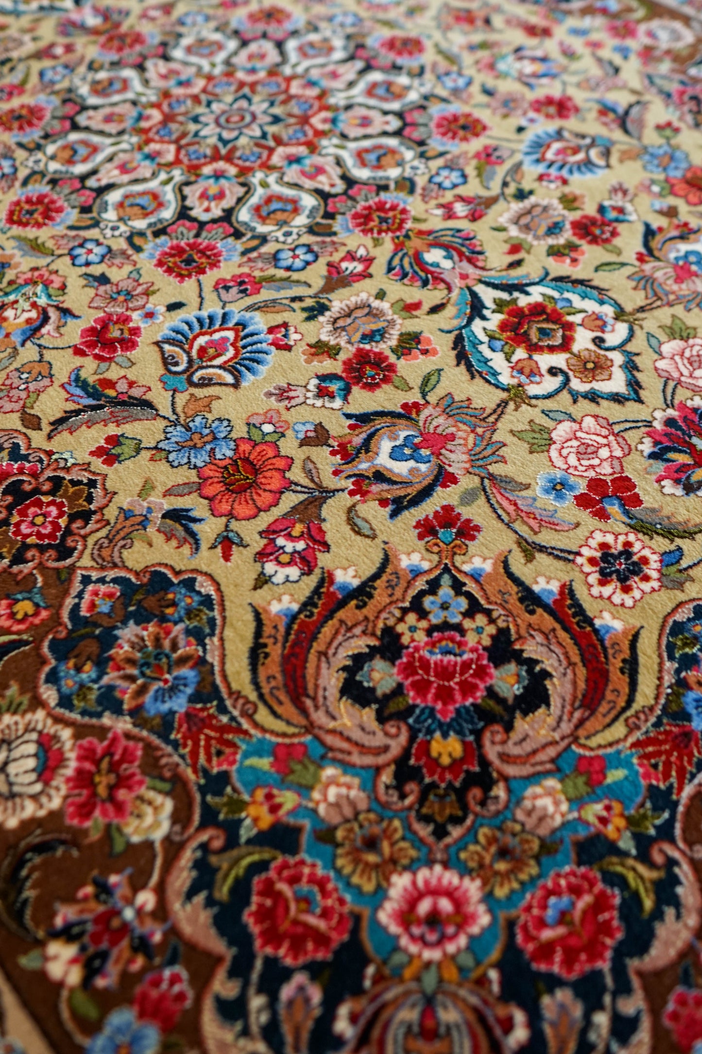 ペルシャ絨毯 イラーム産 約162×104cm｜コルクウール＆シルク