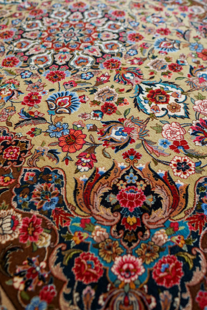  ペルシャ絨毯 イラーム産 約162×104cm｜コルクウール＆シルク