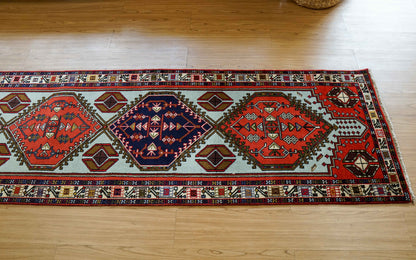  ペルシャ手織り絨毯 アルデビルラグ  ランナー 　315×72cm