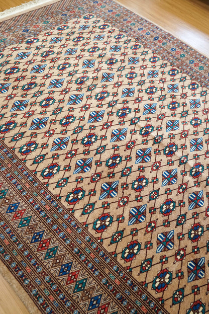  パキスタン手織り絨毯 239×156cm｜メリノウール