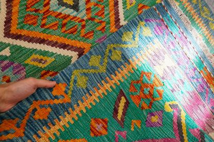 147×100cm　　アフガニスタン　手織り　キリム　　 Decorworks