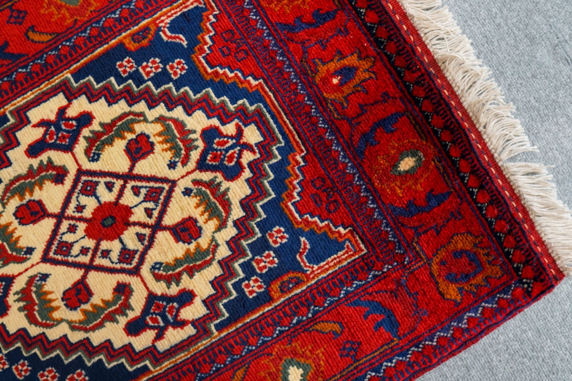 106×53cm アフガン手織り絨毯 カールモハメディ Decorworks