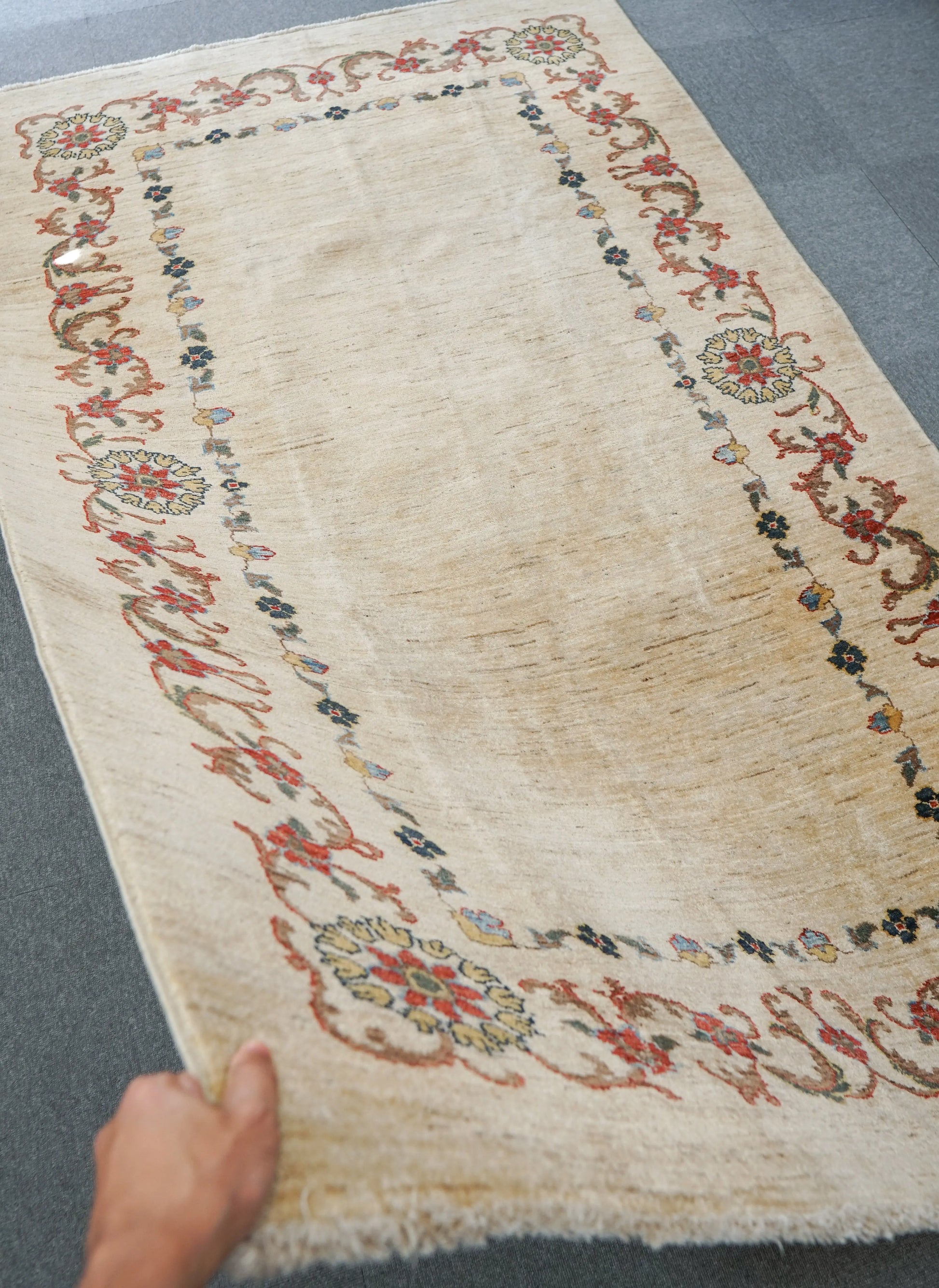 250×152cm  ガズニウール手織りギャッベ パキスタン 絨毯 - Decorworks