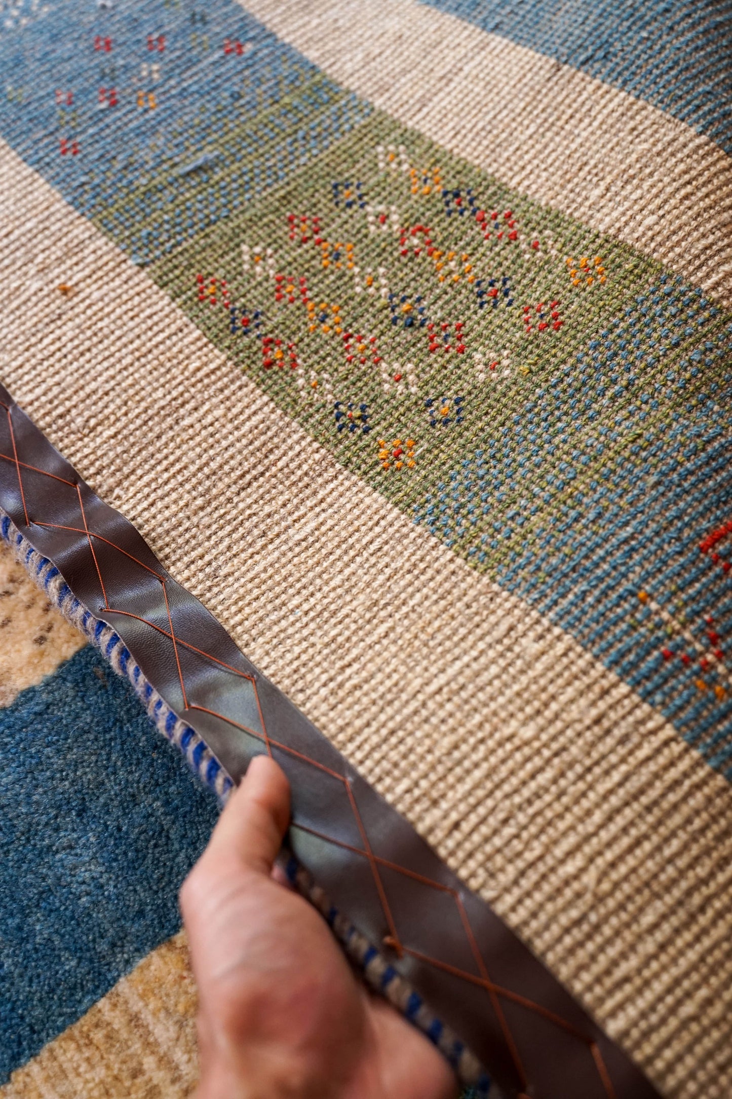 Collection ペルシャ手織りギャッベ 200×159cm -19508