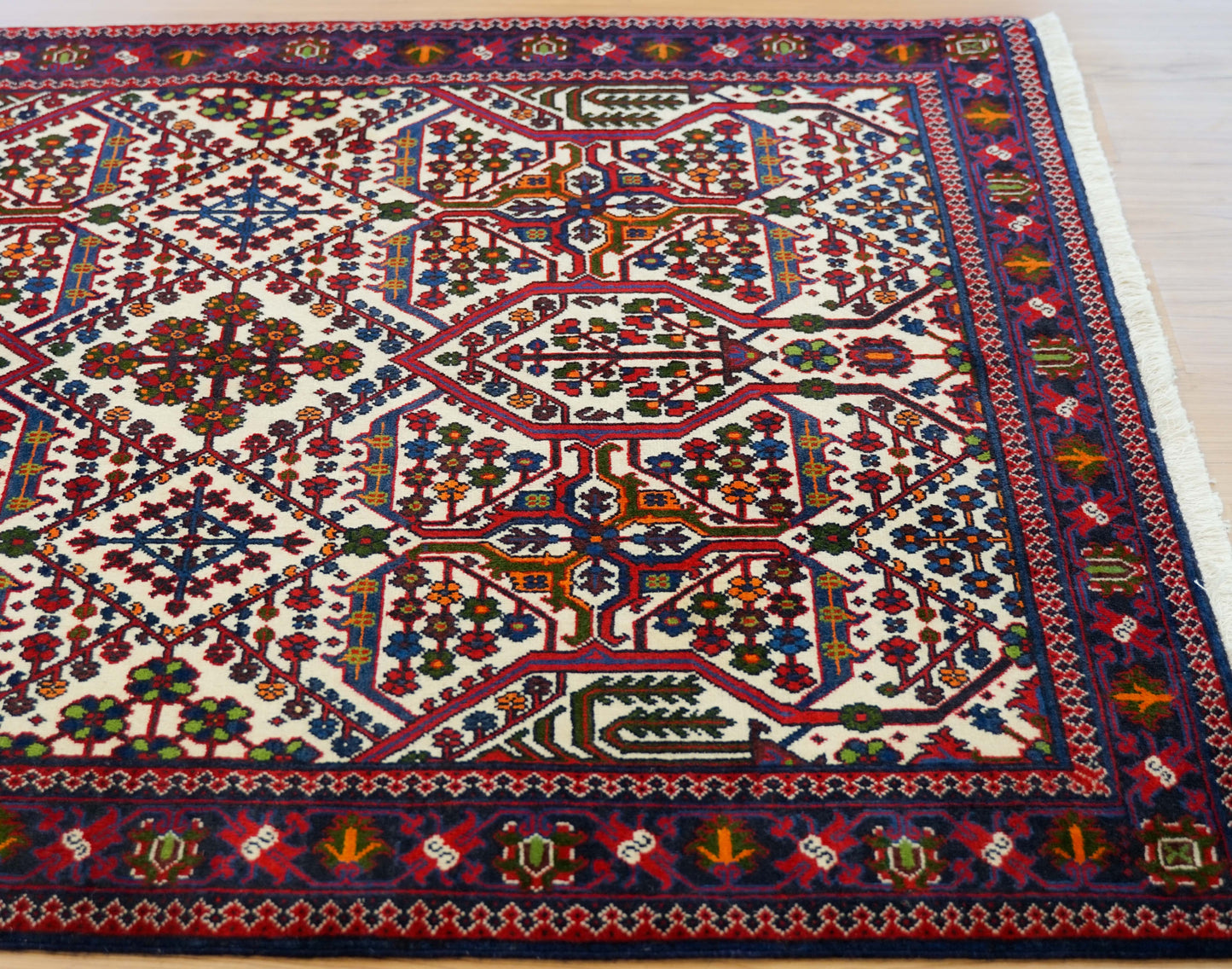  ペルシャ絨毯 カシャーン 157×110cm