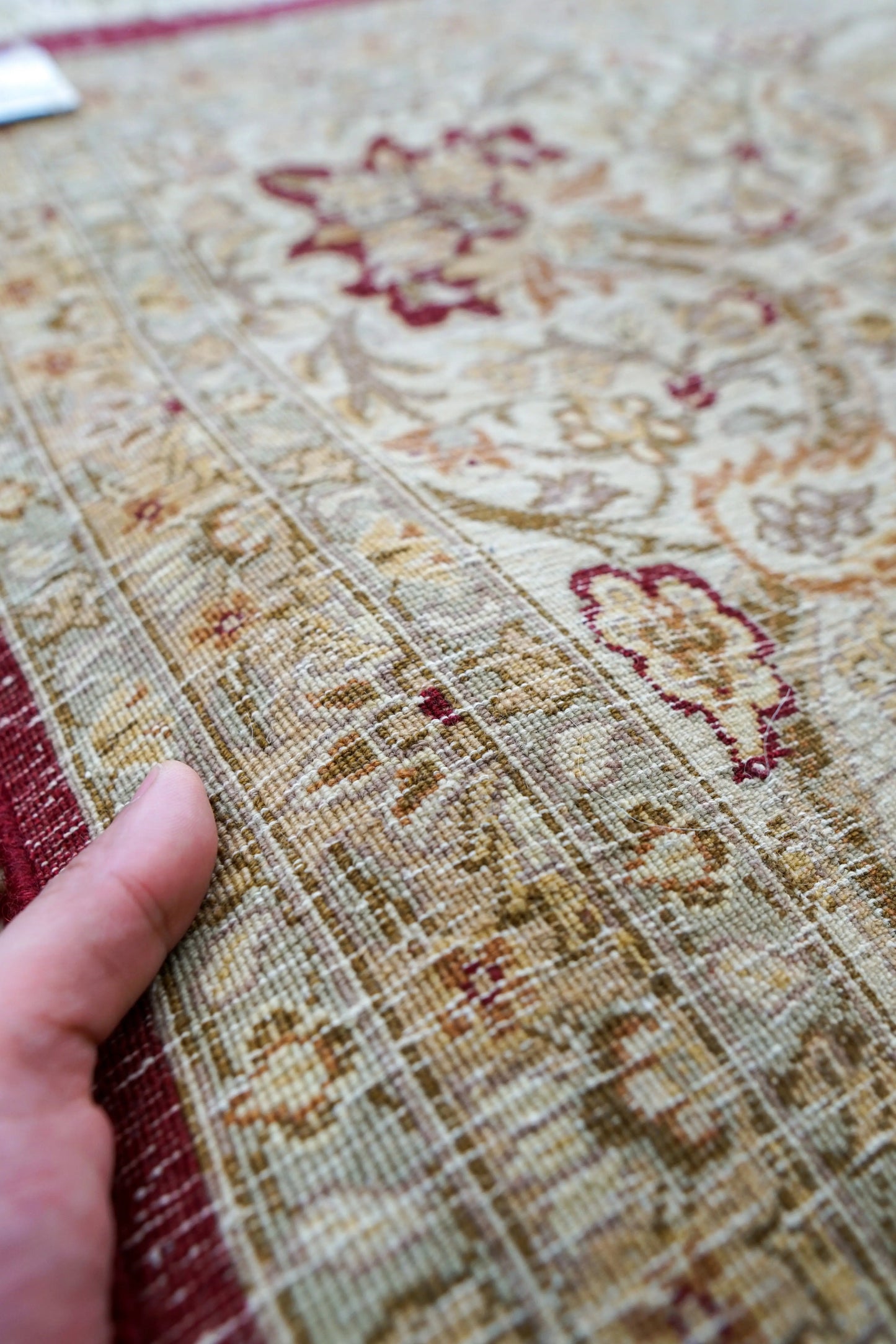 257×252cm  パキスタン ダブルノッ 手織り絨毯 Decorworks