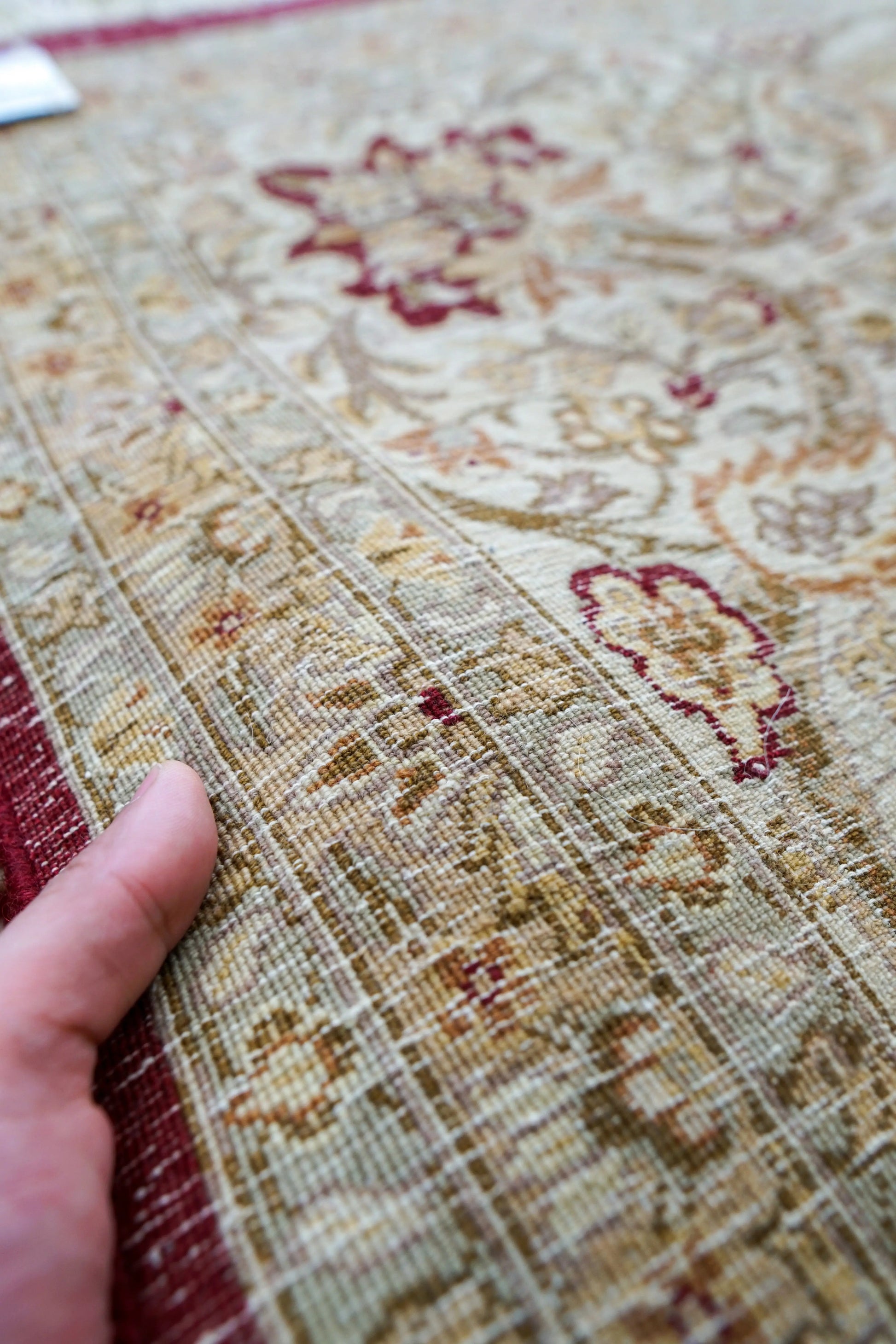 257×252cm  パキスタン ダブルノッ 手織り絨毯 Decorworks