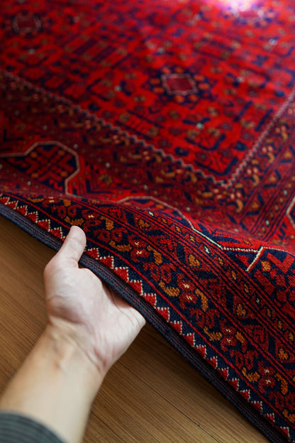  アフガニスタン絨毯 カールモハメディ ビルジククオリティ 240×180cm