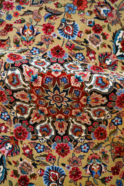  ペルシャ絨毯 イラーム産 約162×104cm｜コルクウール＆シルク