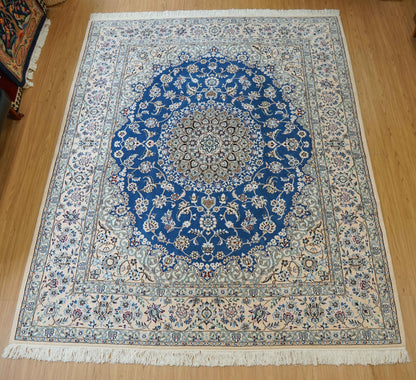  ペルシャ絨毯 ナイン産 250×204cm　