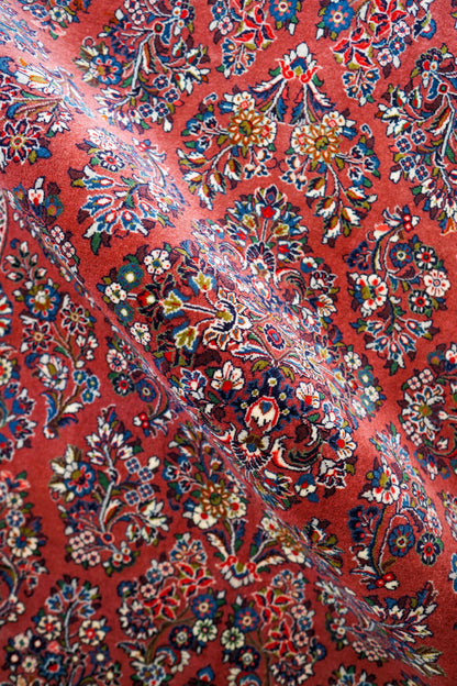  ペルシャ絨毯 サルーク産 210×152cm｜Fine Quality・細密な花文様の手織り絨毯