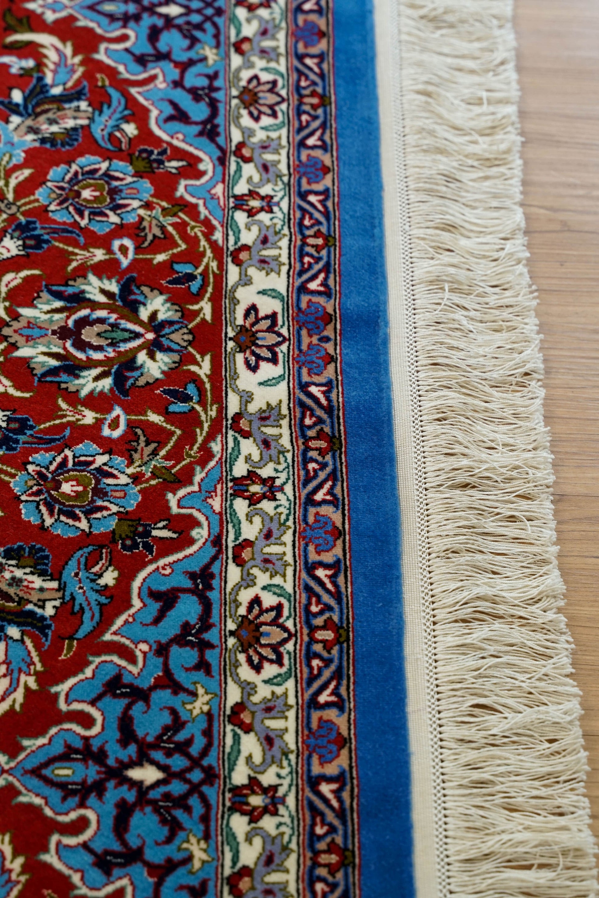  ペルシャ絨毯 イスファハン産 220×150cm  シャジュン房  4661