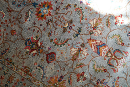  アフガニスタン手織り絨毯 ガズニ  243×176cm｜手紡ぎウール×草木染め