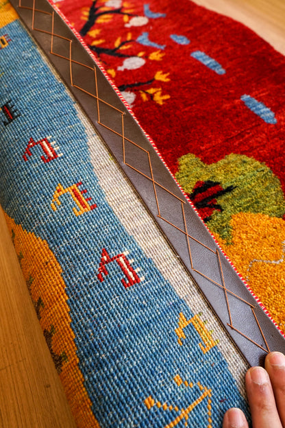 ペルシャ手織り カシュクリギャッベ リーズバフト 91×63cm｜アートギャッベ｜選び抜かれた上質ウール