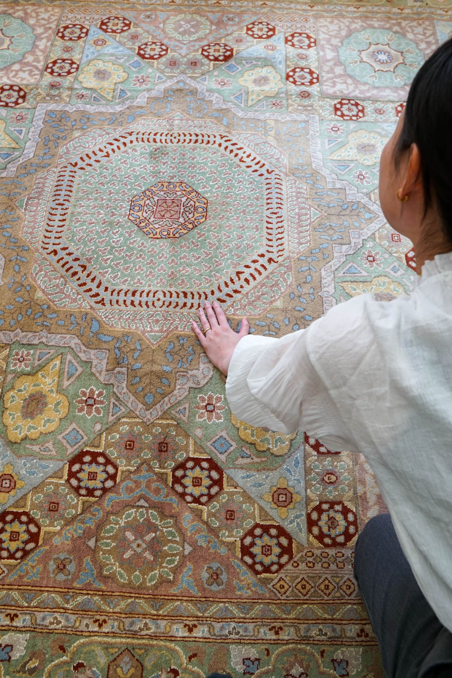 Collection 314×240cm パキスタン手織り絨毯｜マムルーク様式 ダブルノットの上質な