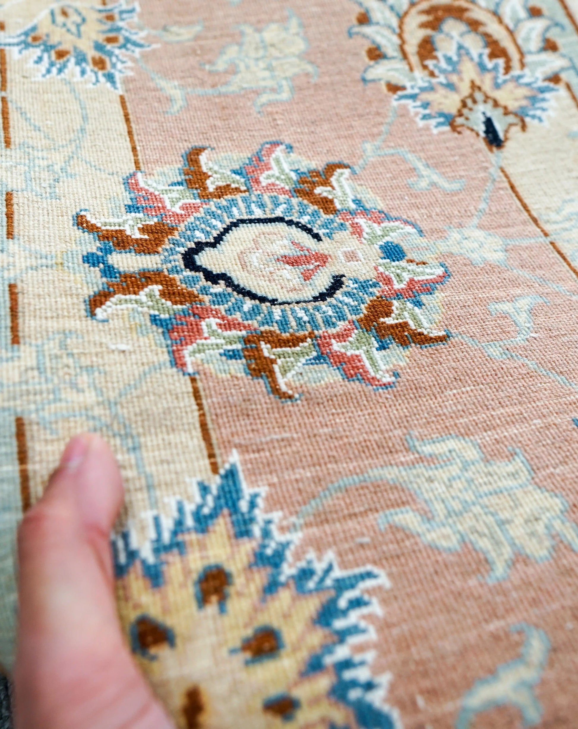 293×188cm　ペルシャ手織り絨毯 タブリーズ産 - Decorworks