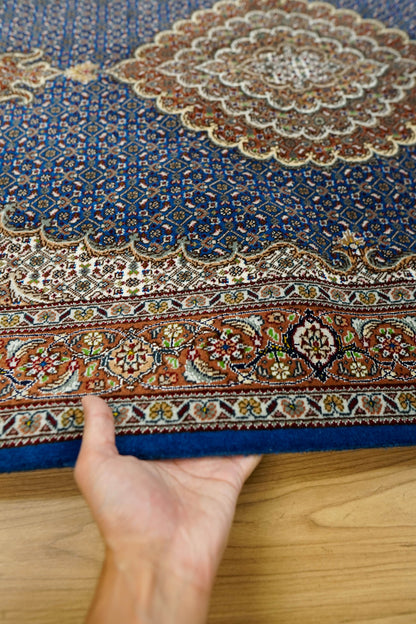 Collection 154×106cm 手織り ペルシャ絨毯 タブリーズ産　50RAJ