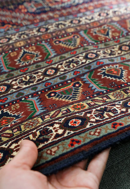 295×195cm アフガニスタン トルクメン　手織り絨毯　 トライバルラグ Decorworks