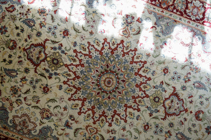  手織りペルシャ絨毯 オリエンタルラグ 228×144cm