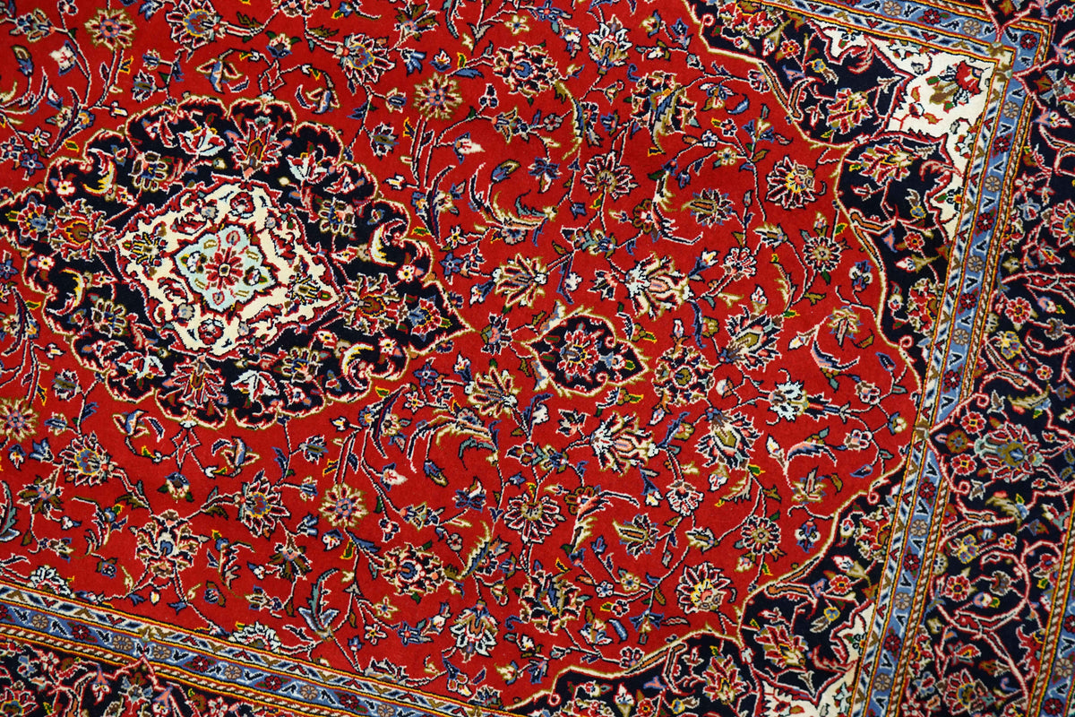  ペルシャ絨毯 カシャーン産 (カシャン) シャドサル工房 225×150cm