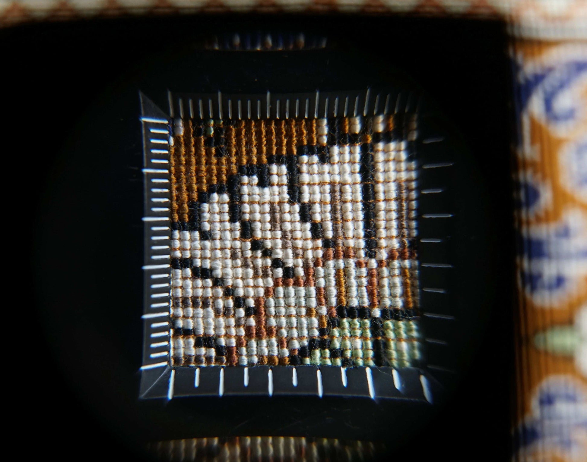  手織りペルシャ絨毯 クム産 バーバイ工房 100％シルク 200×135cm ヘシティデザイン・最高級シルクラグ