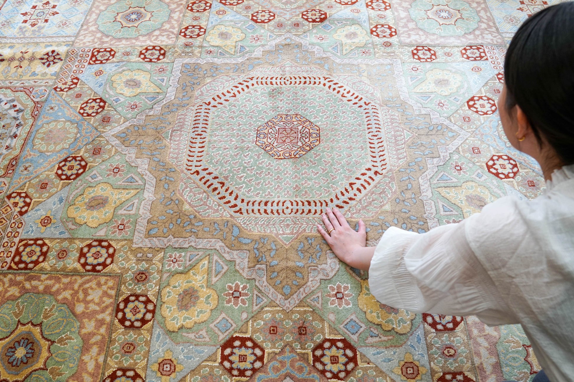 Collection 314×240cm パキスタン手織り絨毯｜マムルーク様式 ダブルノットの上質な