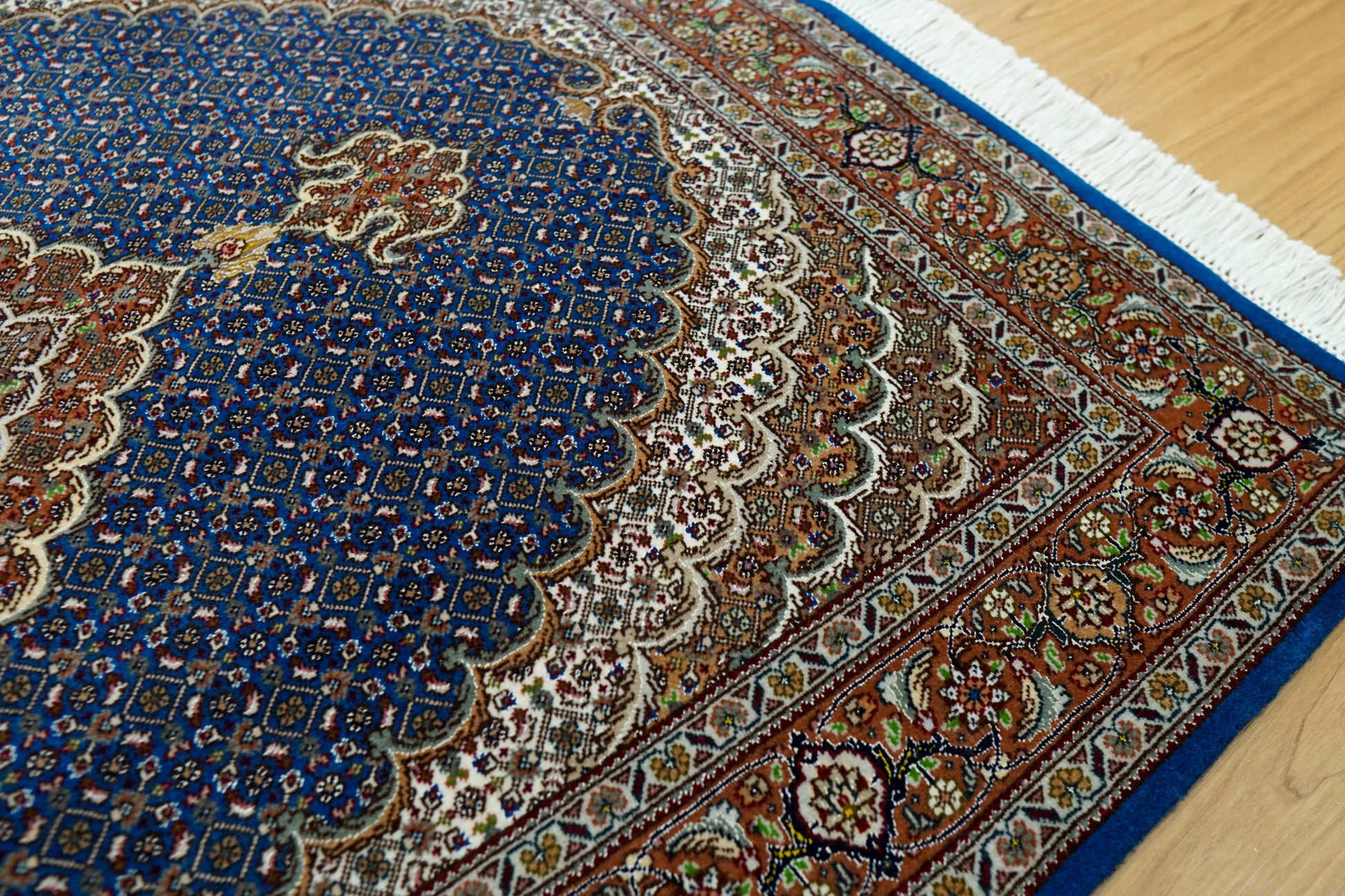 Collection 154×106cm 手織り ペルシャ絨毯 タブリーズ産　50RAJ