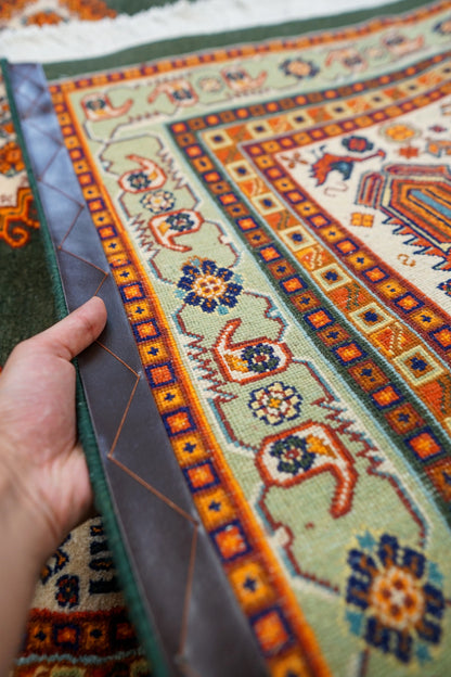 200×146cm  ペルシャ ガシュガイ 手織り絨毯 Decorworks