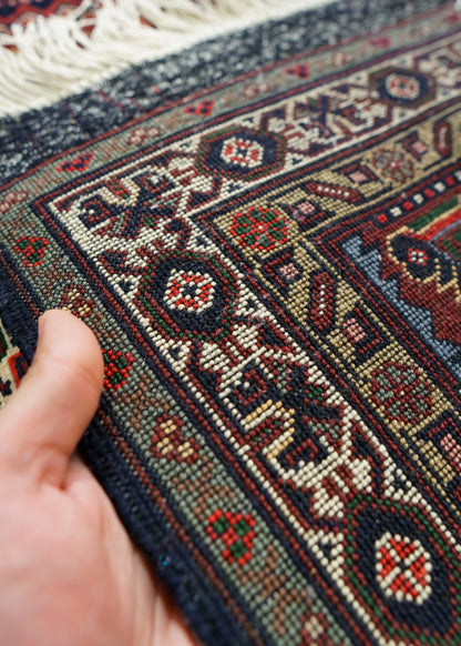 295×195cm アフガニスタン トルクメン　手織り絨毯　 トライバルラグ Decorworks