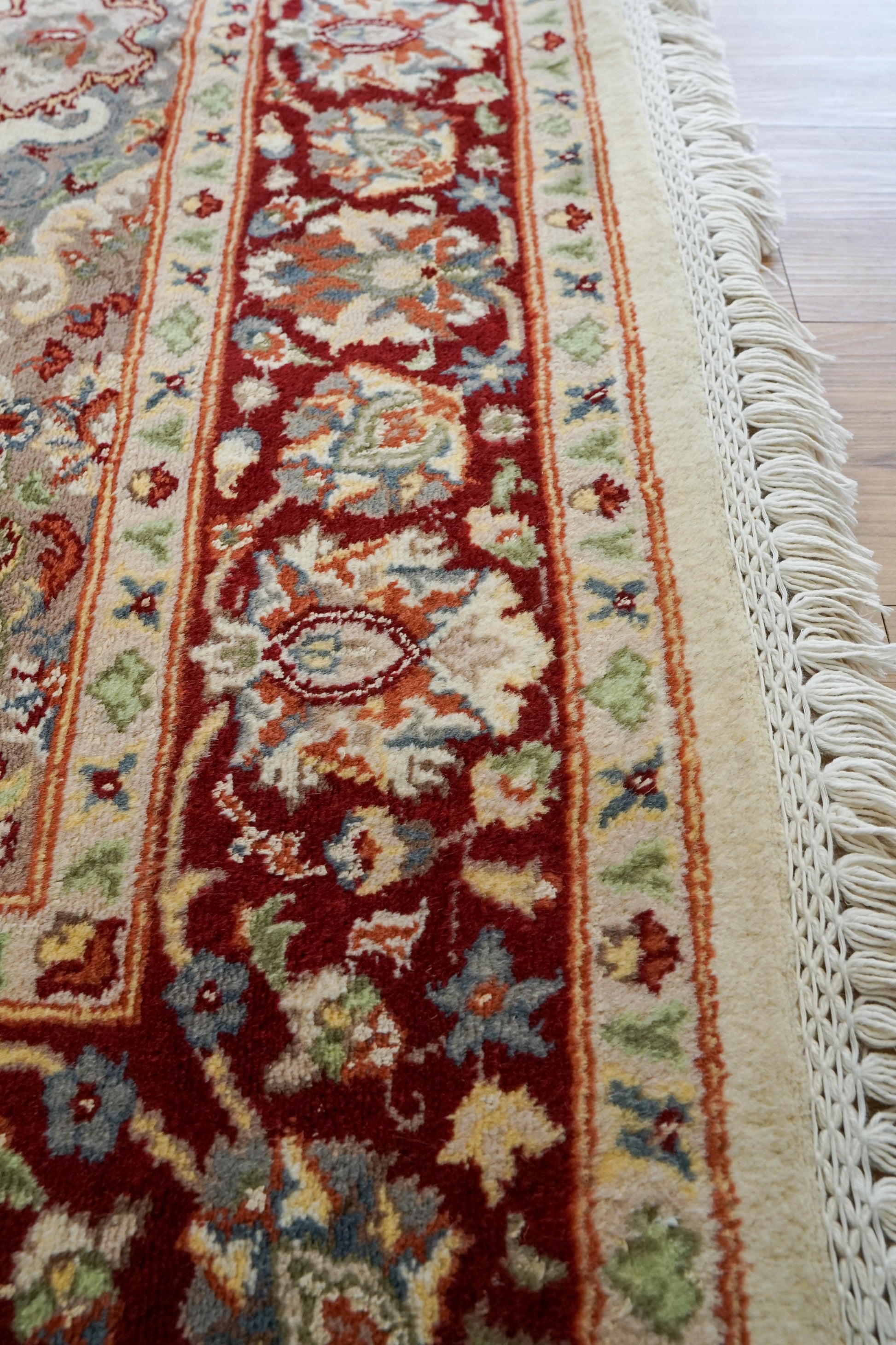  手織りペルシャ絨毯 オリエンタルラグ 228×144cm