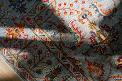  アフガニスタン手織り絨毯 ガズニ  243×176cm｜手紡ぎウール×草木染め