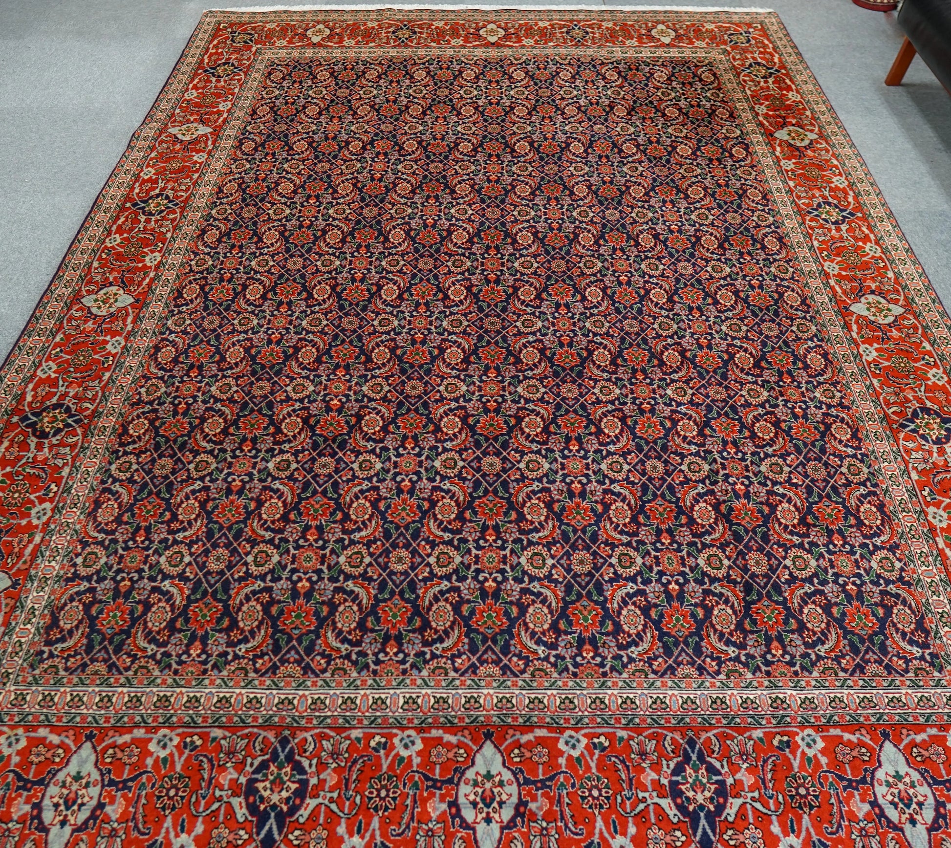 295×202cm ペルシャ手織り絨毯タブリーズ産 Decorworks