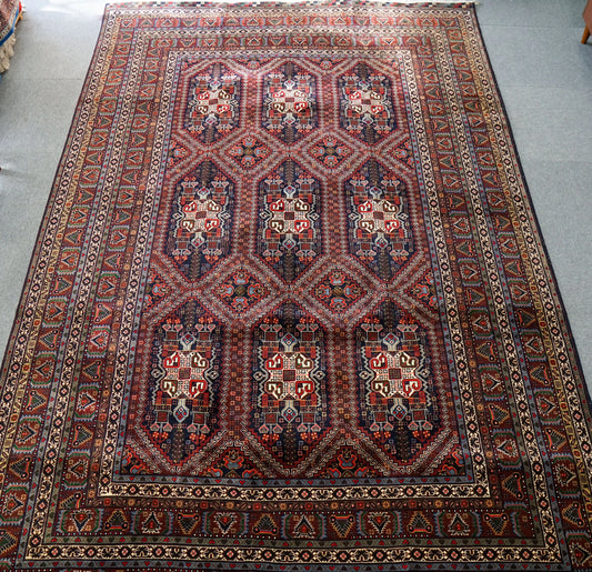 295×195cm アフガニスタン トルクメン　手織り絨毯　 トライバルラグ Decorworks