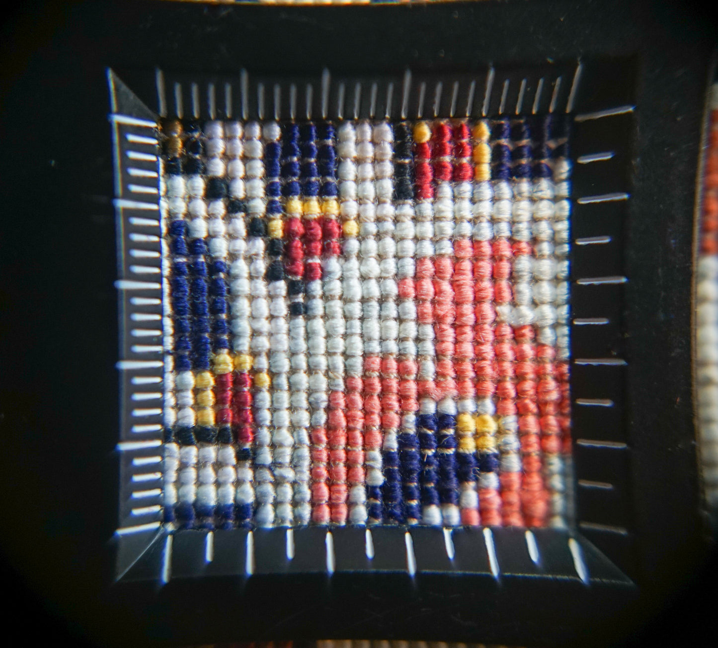  手織りペルシャ絨毯 クム産 ヌーリ工房｜花柄メダリオン 手織りラグ 199×129cm