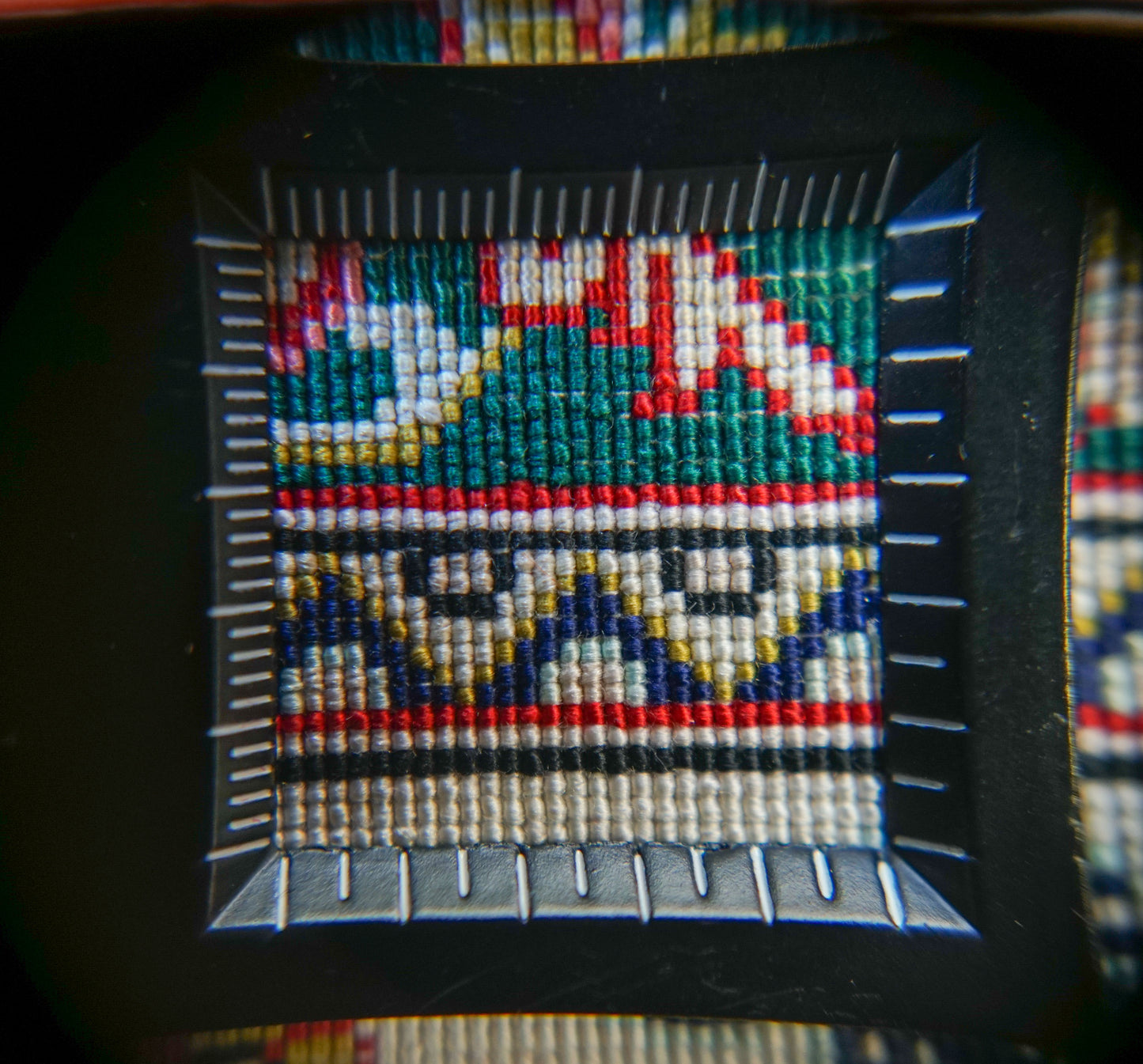 ペルシャ絨毯 クム産 モハマディ工房 シルク100% 197×130cm｜手織り 高密度シルクラグ メダリオンデザイン