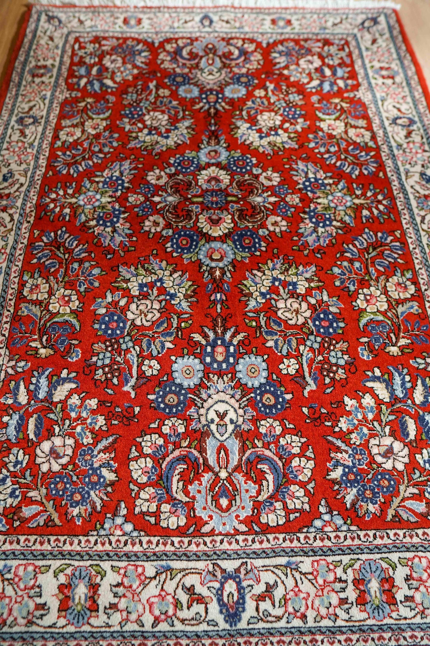 ペルシャ手織り絨毯 サルーク産 160×110cm
