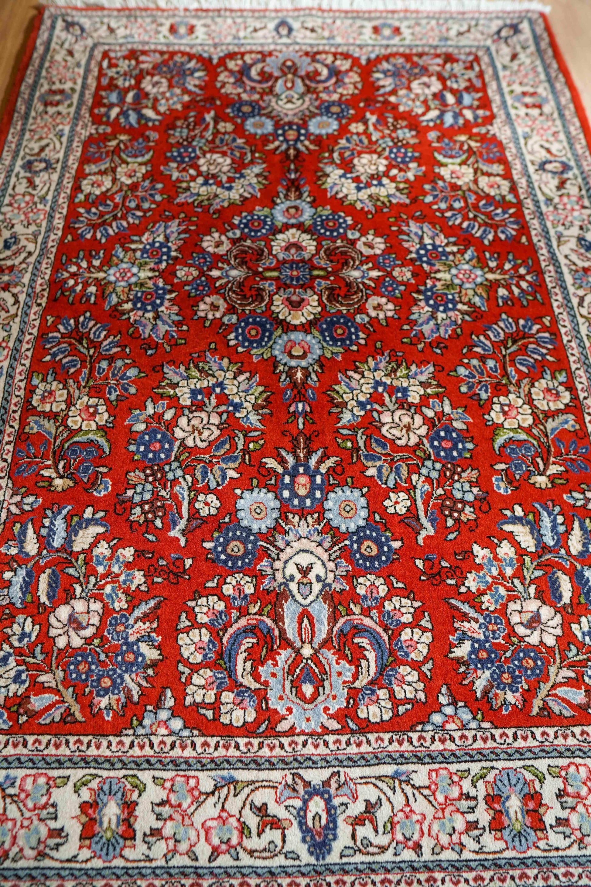  ペルシャ手織り絨毯 サルーク産 160×110cm