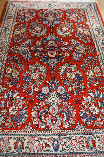  ペルシャ手織り絨毯 サルーク産 160×110cm
