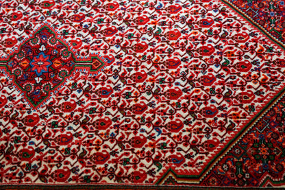  ペルシャ絨毯 ジョーザン産 165×108cm  伝統の花文様が織りなす上質ウールラグ