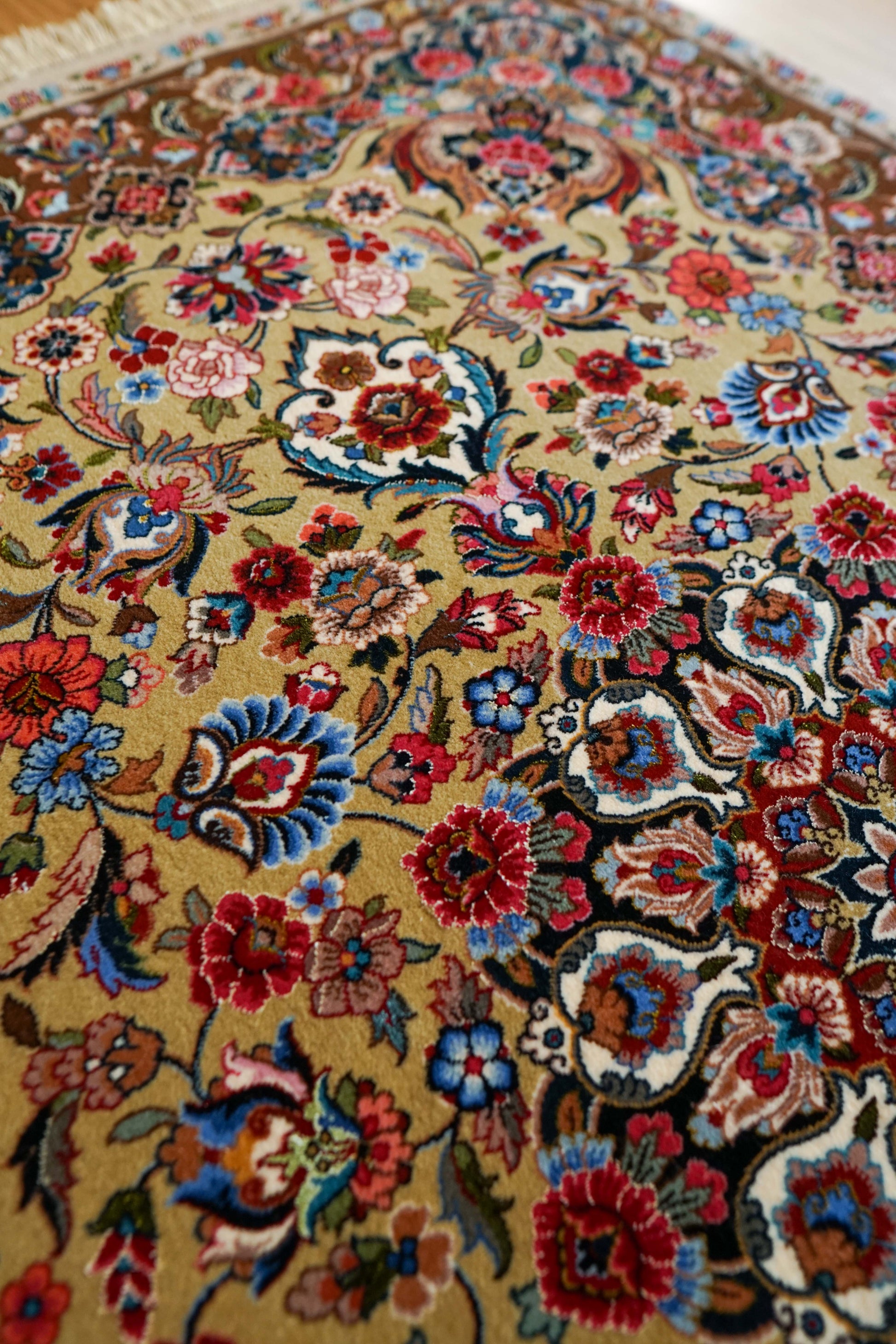  ペルシャ絨毯 イラーム産 約162×104cm｜コルクウール＆シルク