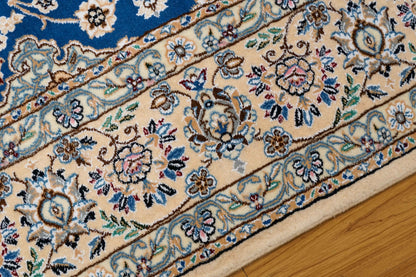  ペルシャ絨毯 ナイン産 250×204cm　