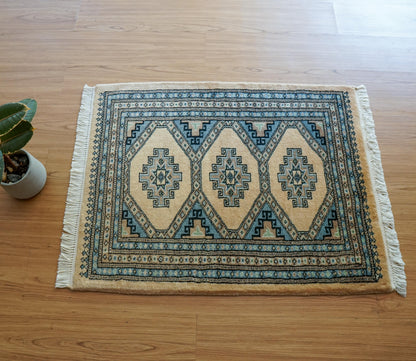  81×63cm  パキスタン手織り絨毯