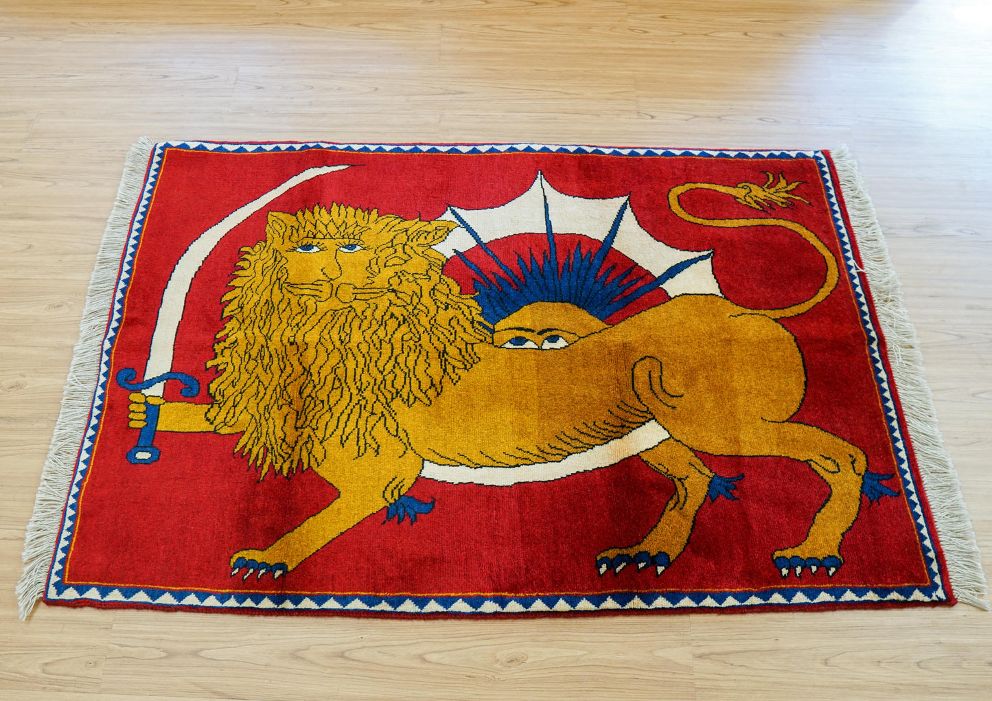  ペルシャ絨毯 カシュカイ族 147x100cm