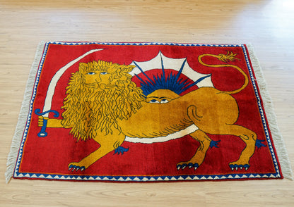  ペルシャ絨毯 カシュカイ族 147x100cm