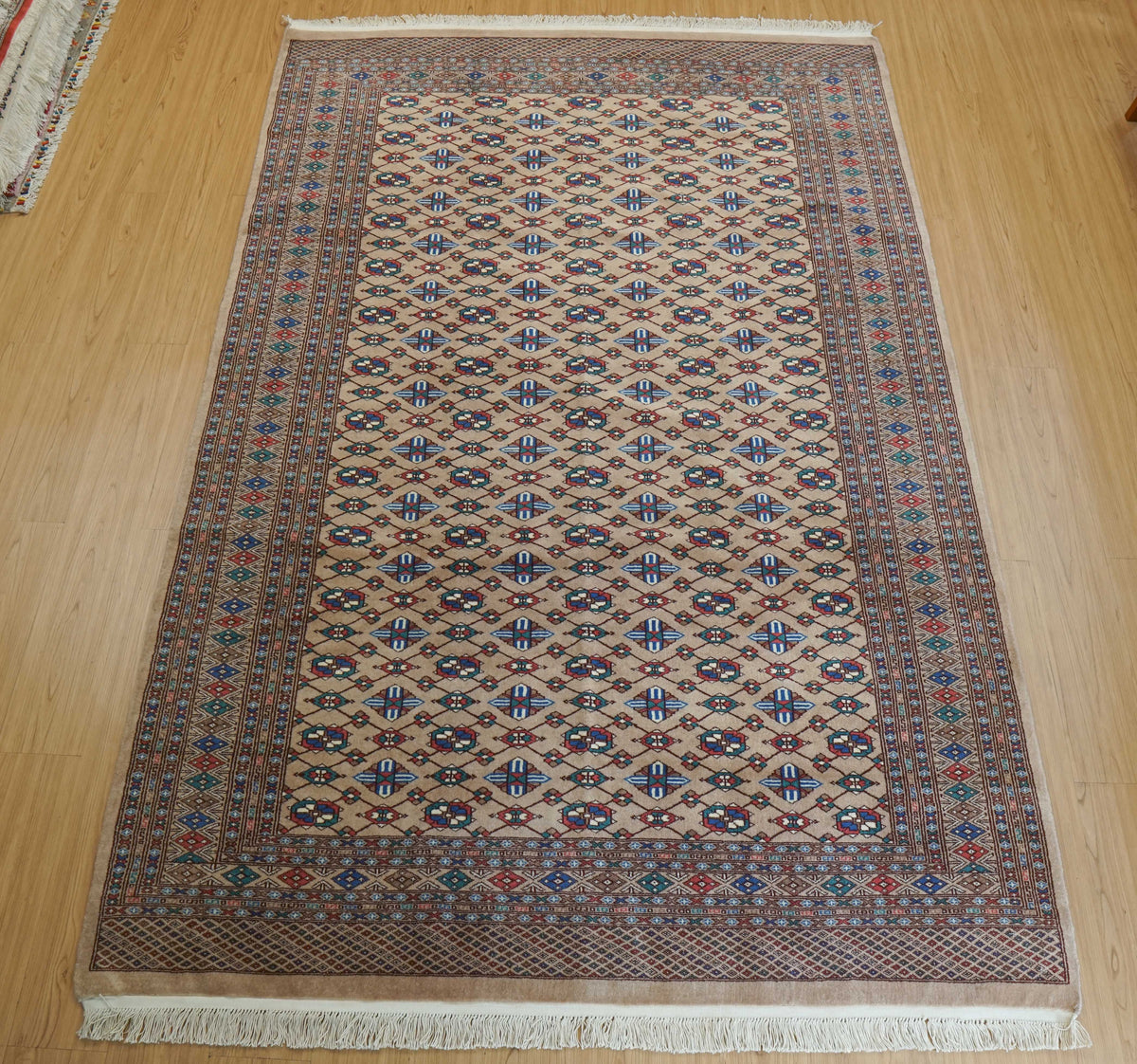 パキスタン手織り絨毯 239×156cm｜メリノウール