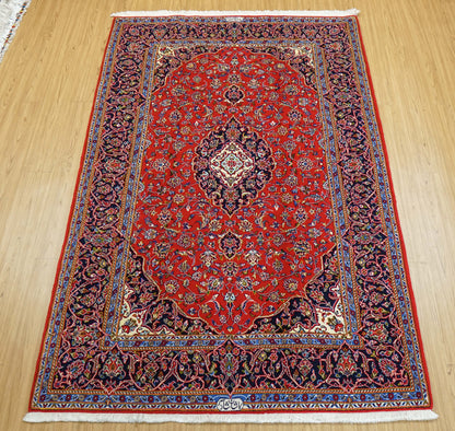  ペルシャ絨毯 カシャーン産 (カシャン) シャドサル工房 225×150cm