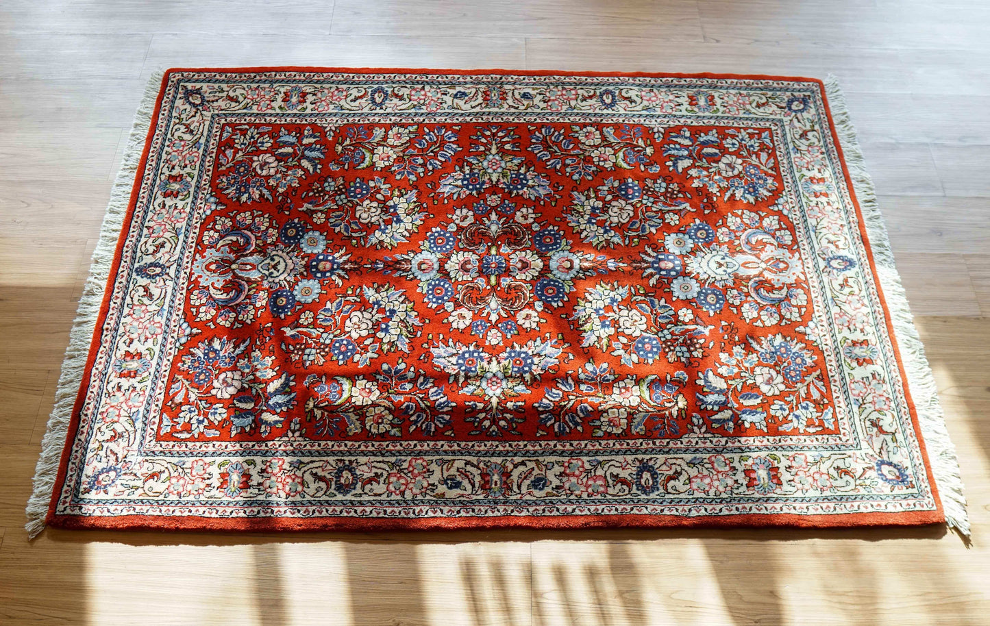  ペルシャ手織り絨毯 サルーク産 160×110cm