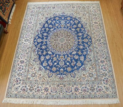  ペルシャ絨毯 ナイン産 250×204cm　