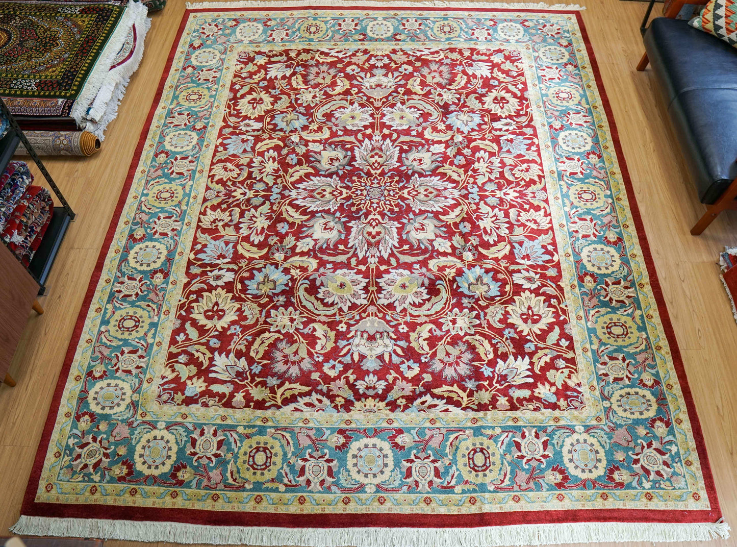  パキスタン手織り絨毯 310×250cm｜高密度ダブルノット 上質ウール