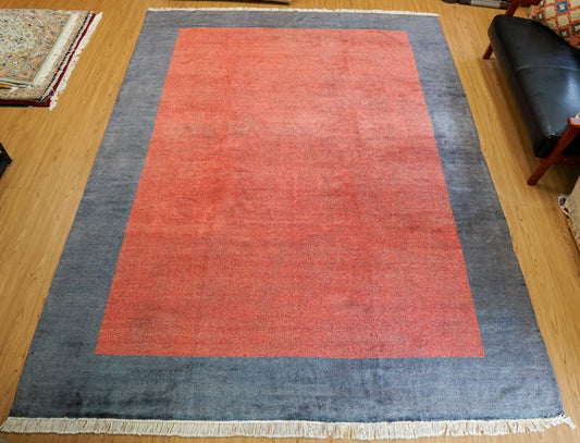 Collection パキスタン手織りギャッベ 303×223cm 高密度ノット仕上げ モダンデザイン ウールラグ